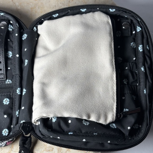 Vera Bradley Zip Around Jewelry Folio Stained Glass Medallion EUC VB - Picture 8 of 10